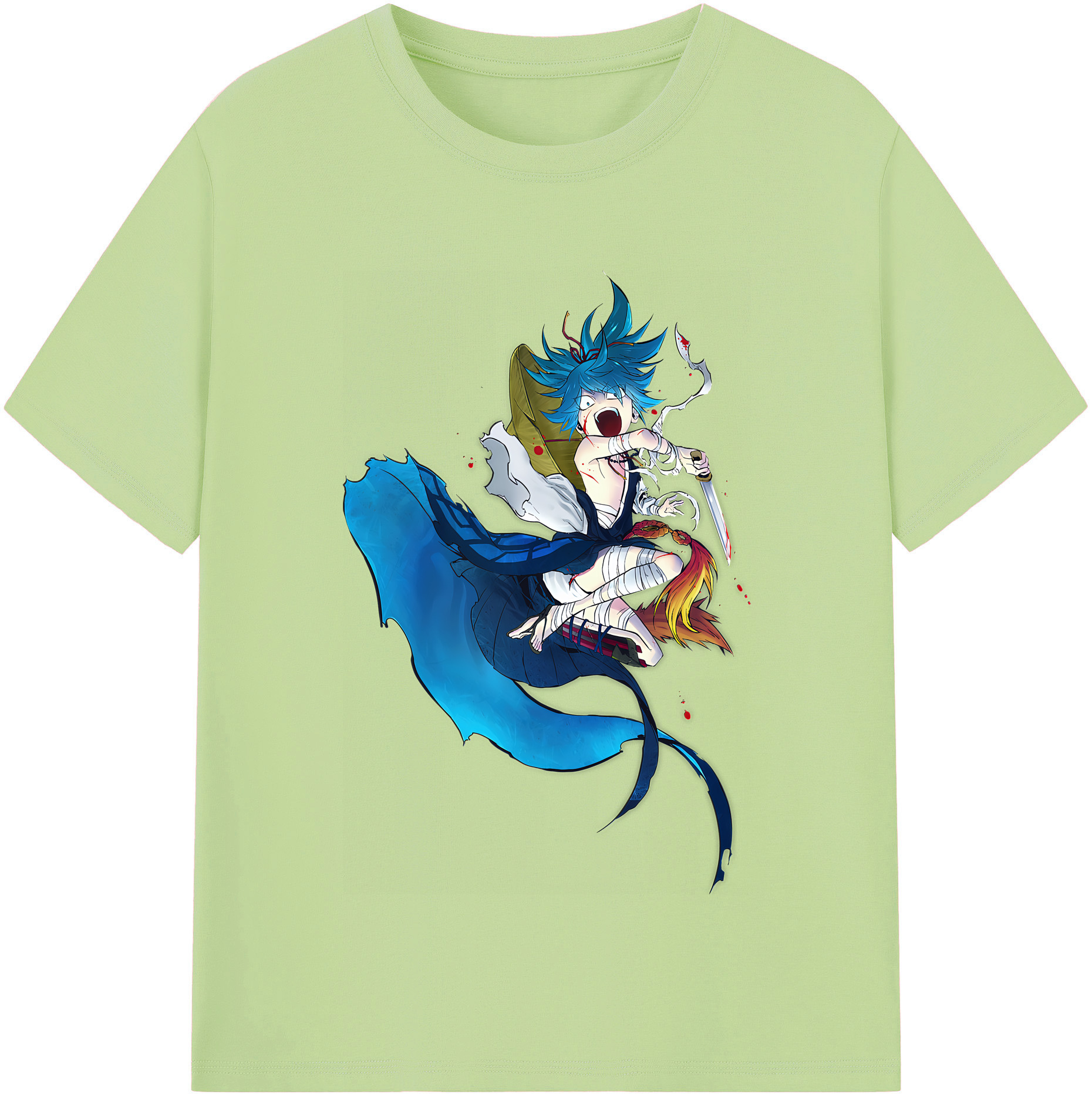 （画像用） 刀剣乱舞 Touken Ranbu 綿100％半袖Tシャツ（フロントプリント）